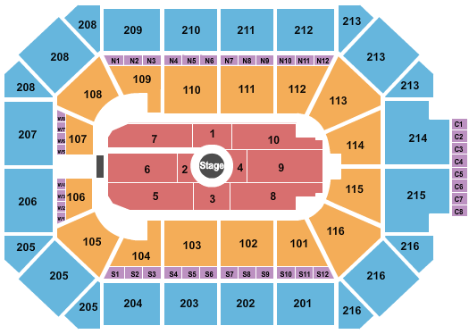 Allstate Arena Nate Bargatze Seating Chart